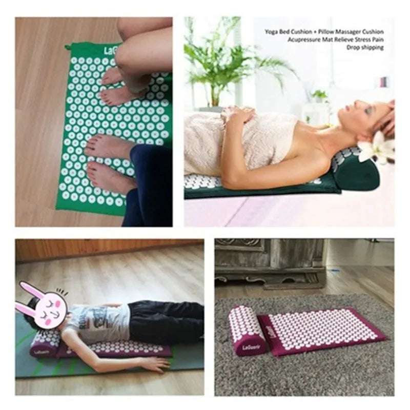 Massage Yoga Mat Set