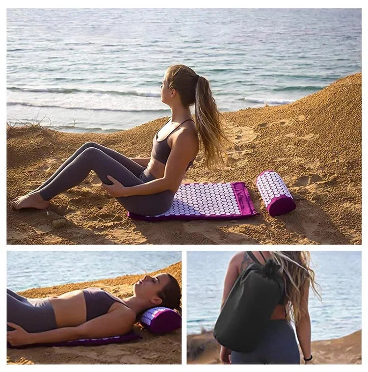 Massage Yoga Mat Set